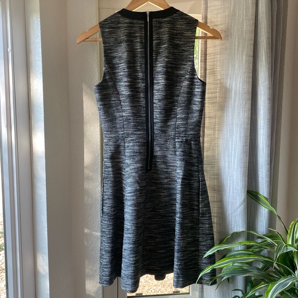 Madewell Black and White A-line Sleeveless Dress Size 0 - Picture 7 of 9